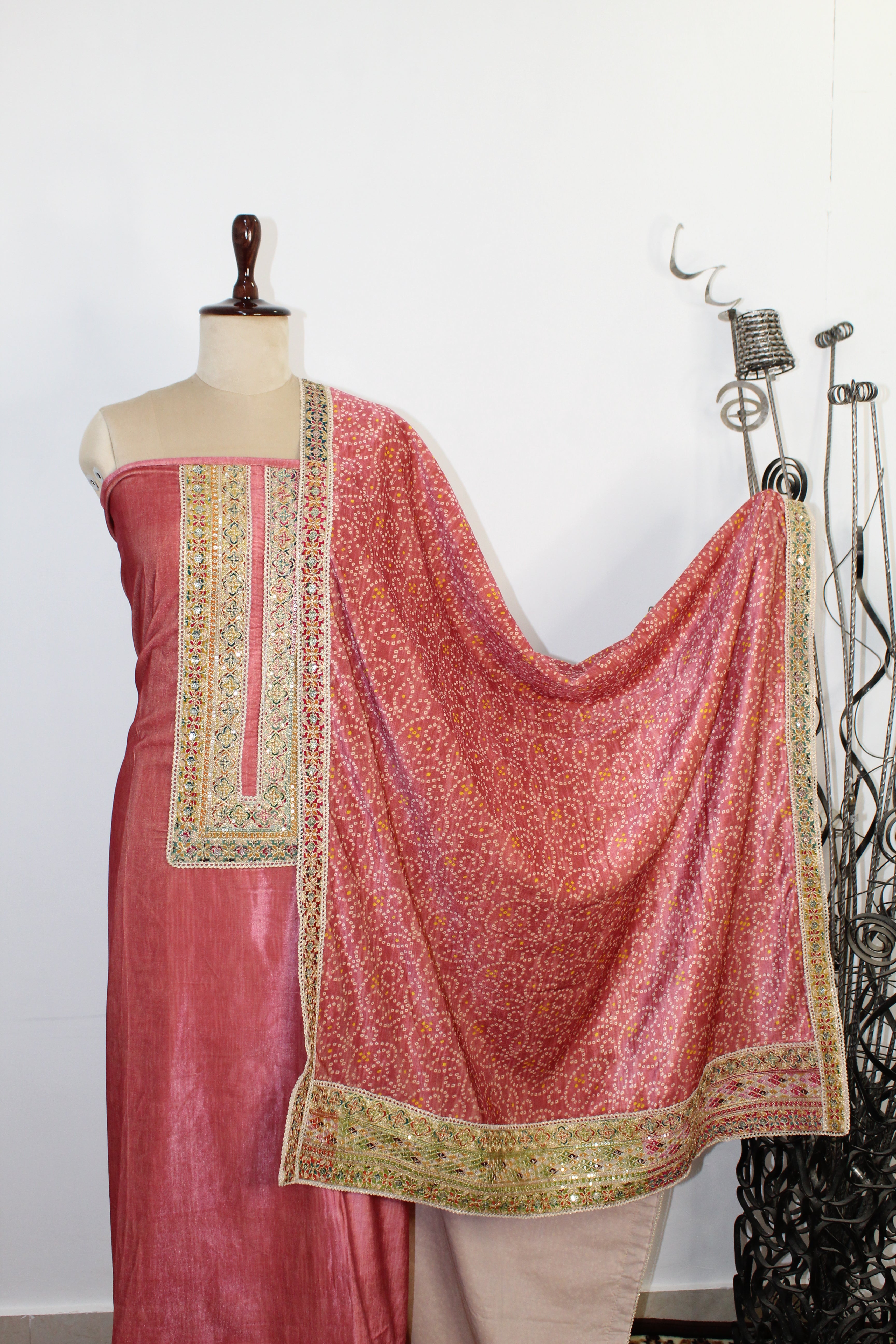 Velvet Un-Stitched Suit Fabric