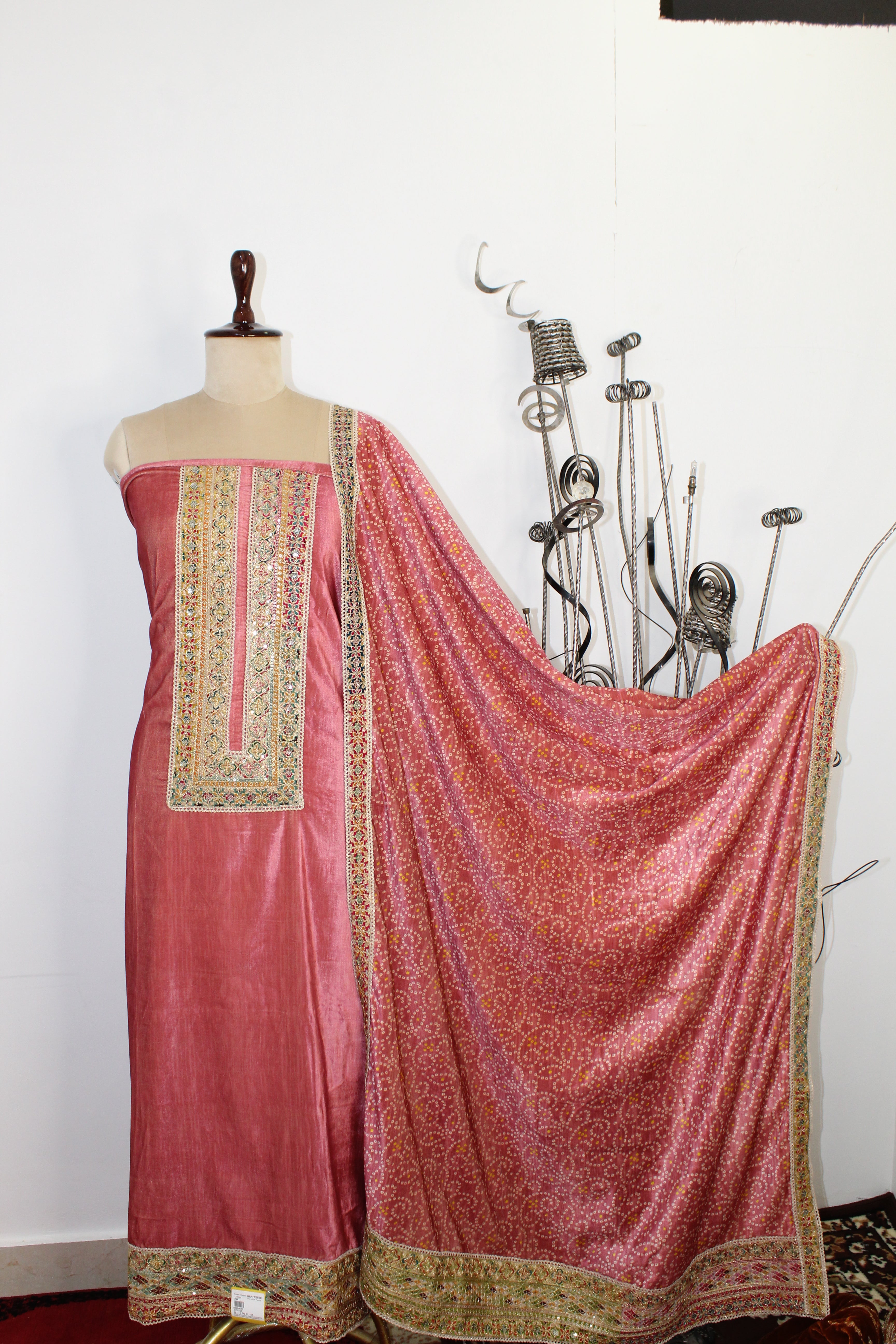 Velvet Un-Stitched Suit Fabric