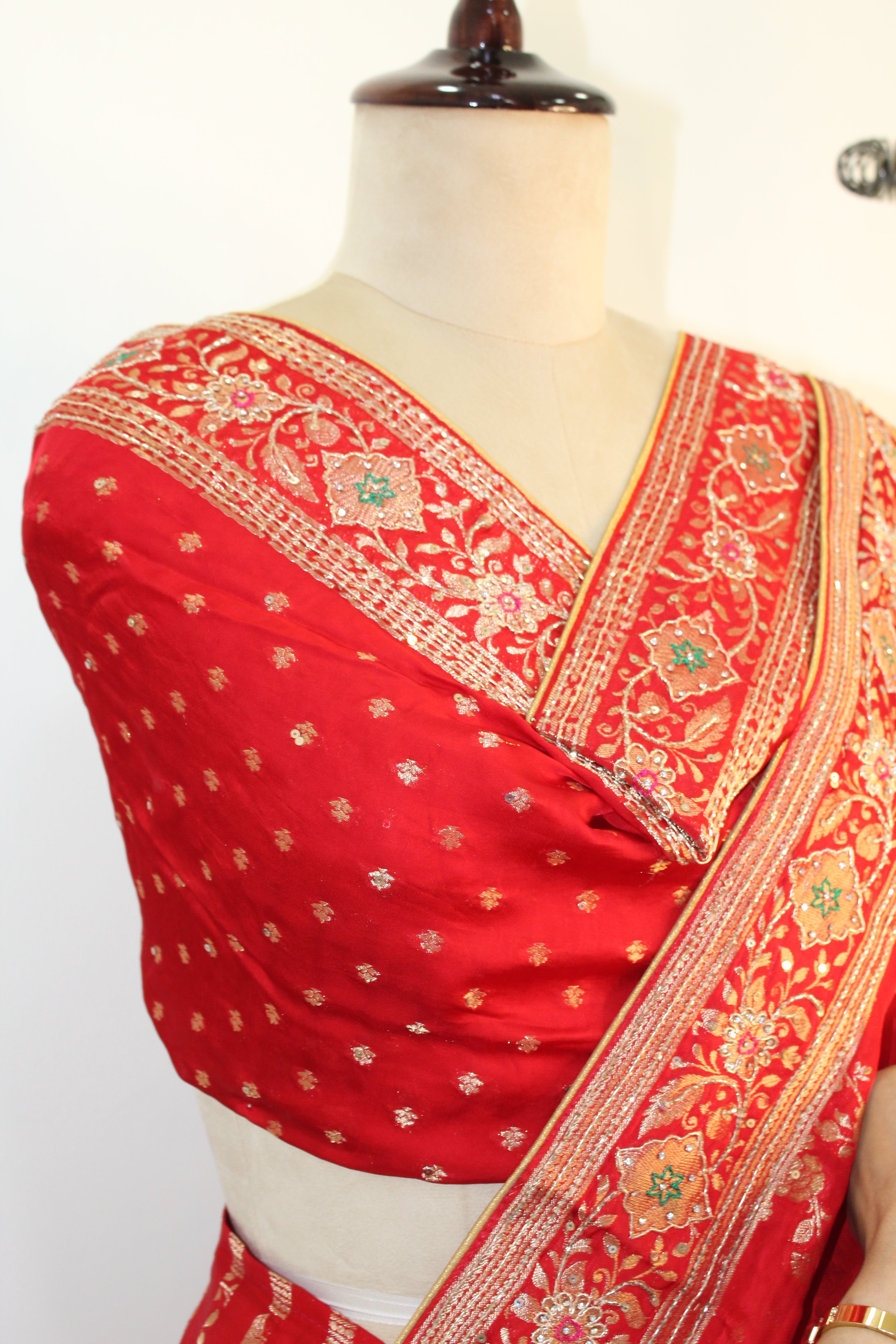 Saree With Hand Work