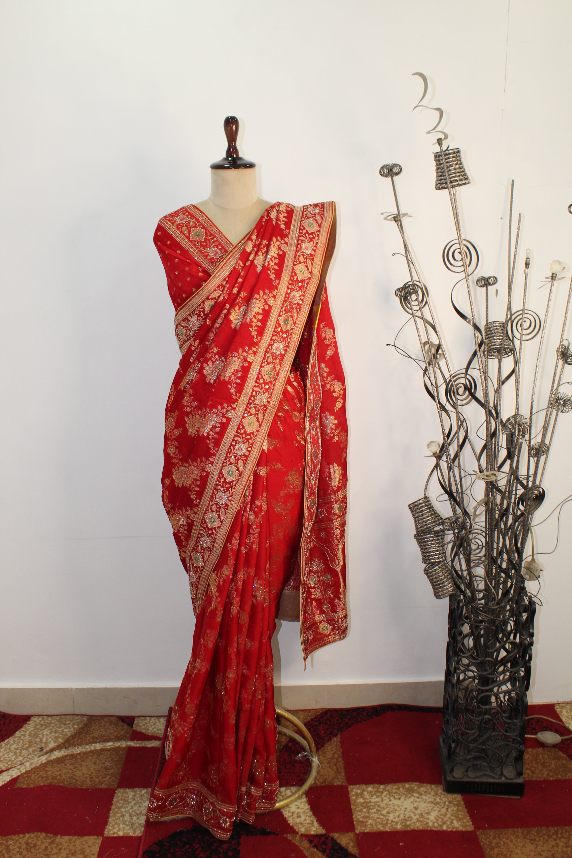 Saree With Hand Work