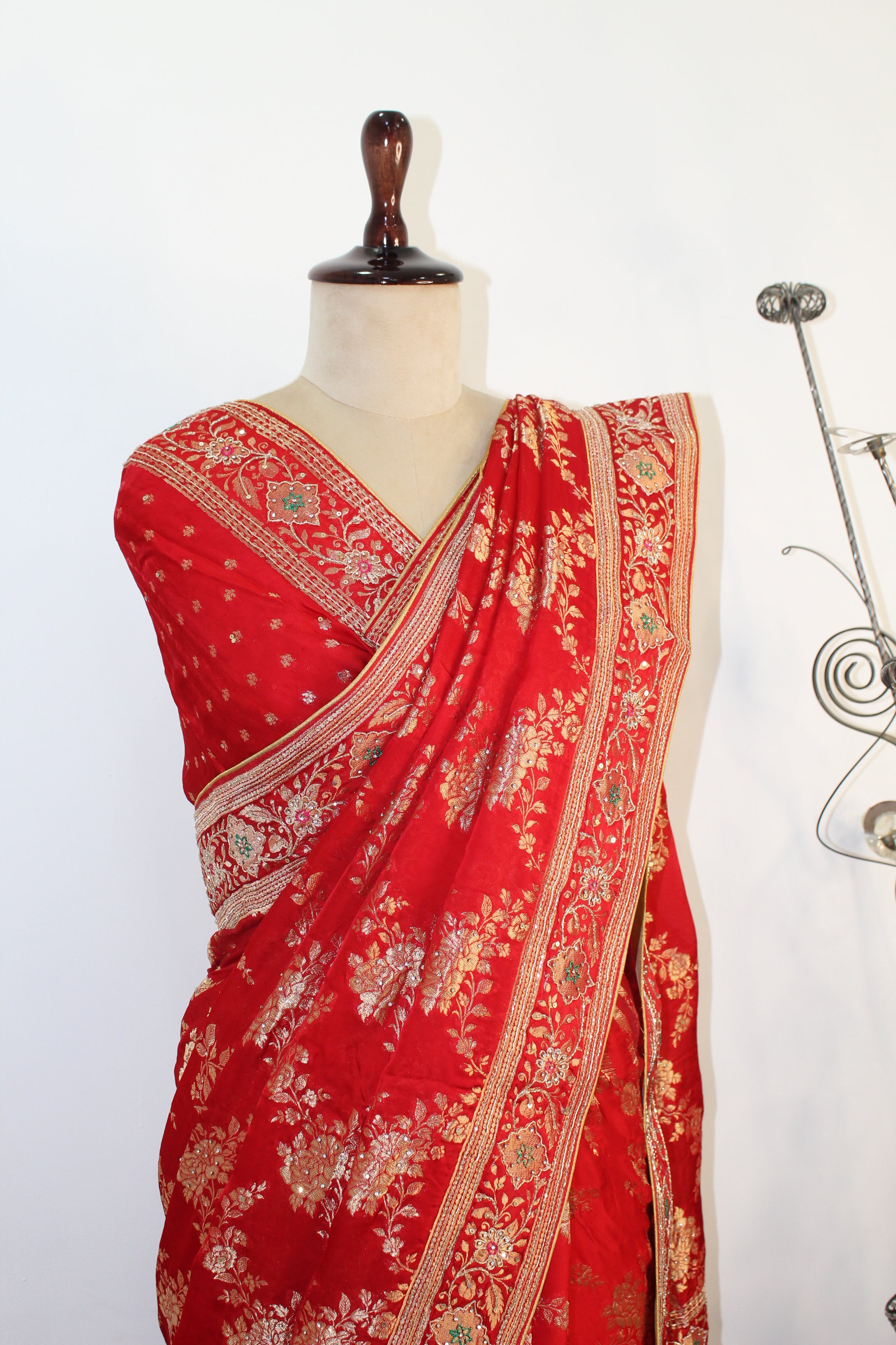 Saree With Hand Work